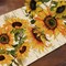 Fall Sunflower Table Runner - 13x72 Inch Vintage Floral Decor for Farmhouse Kitchen Dining, Summer & Autumn Flower Table Decoration for Indoor Outdoor Party